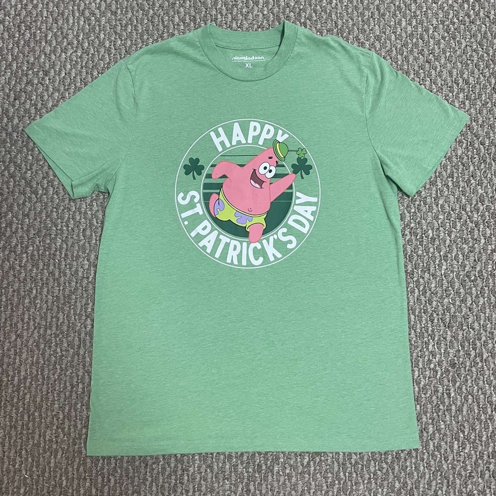 Nickelodeon Patrick Star Happy St Patrick’s Day Green T-Shirt
